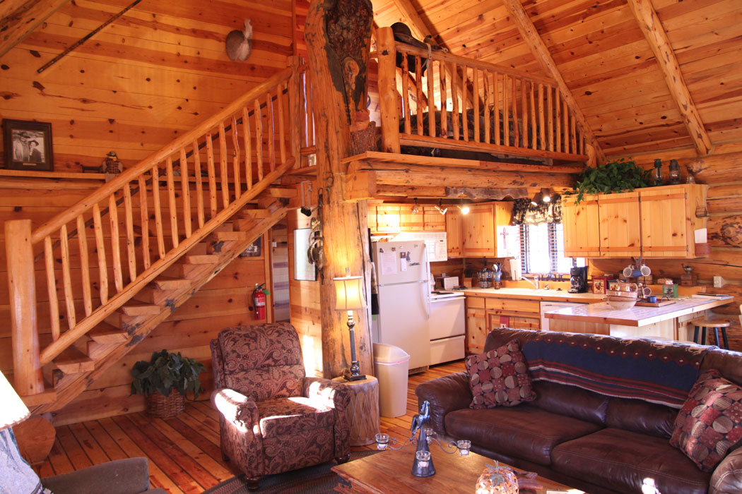 Living - Kitchen with stairs to second level